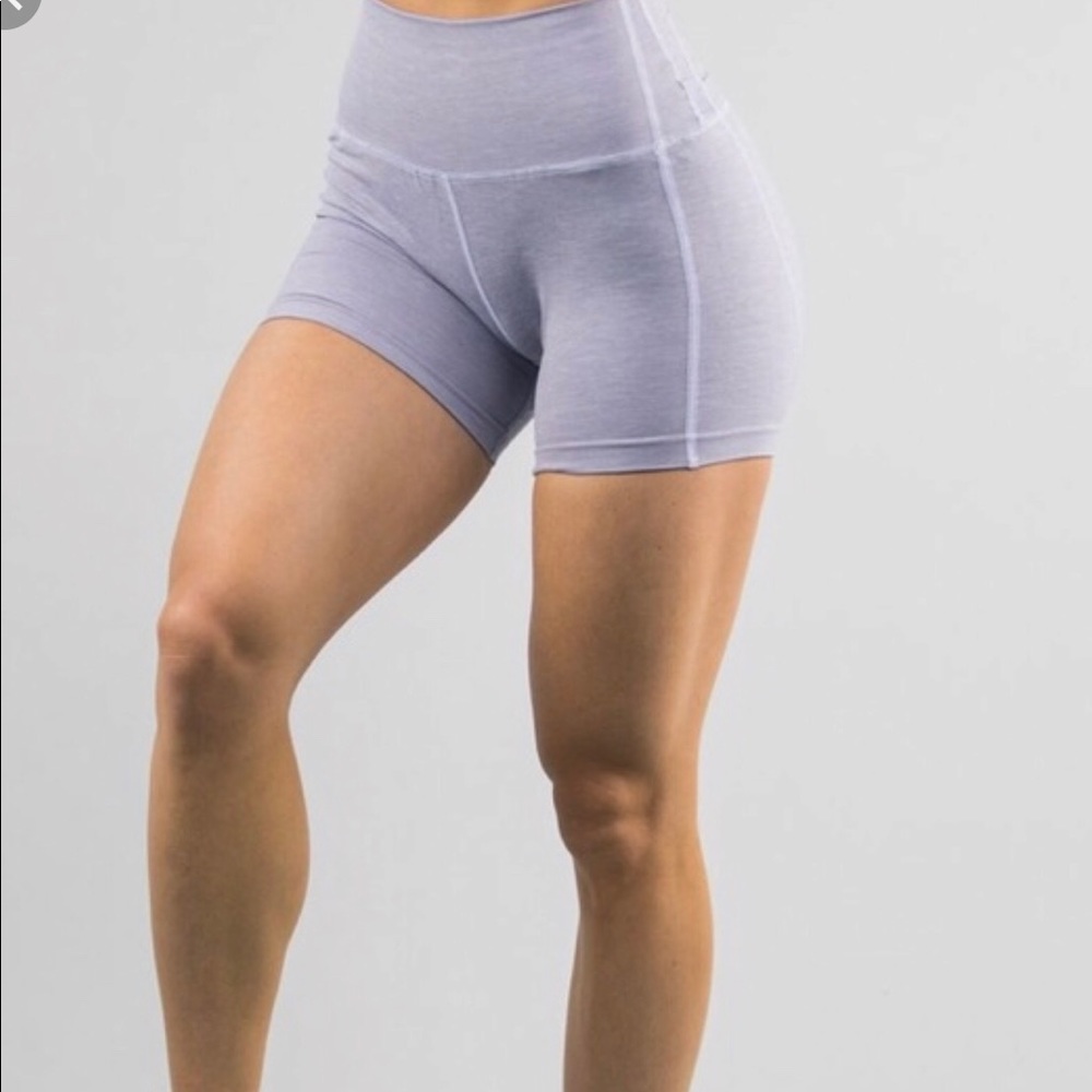 Alphalete lilac revival shorts